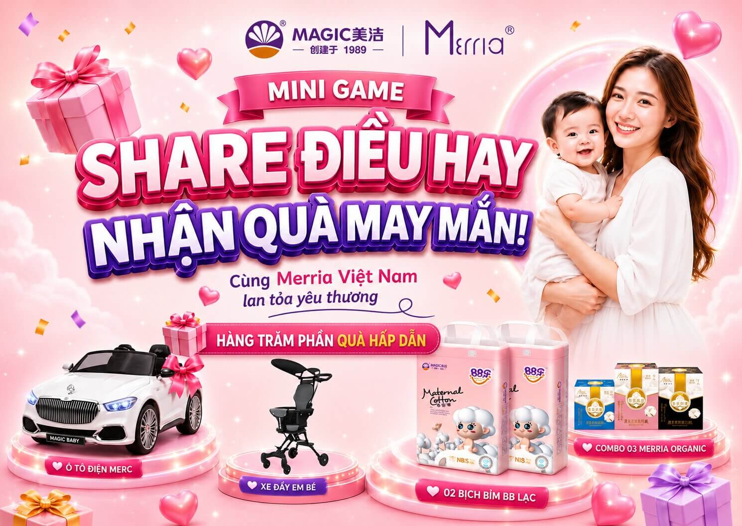 mini game share điều hay nhận quà khủng